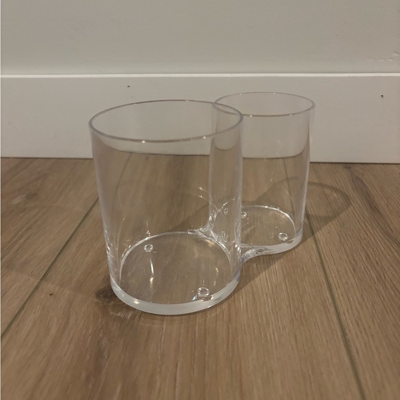Clear Double set plastic - Picture 3 of 3